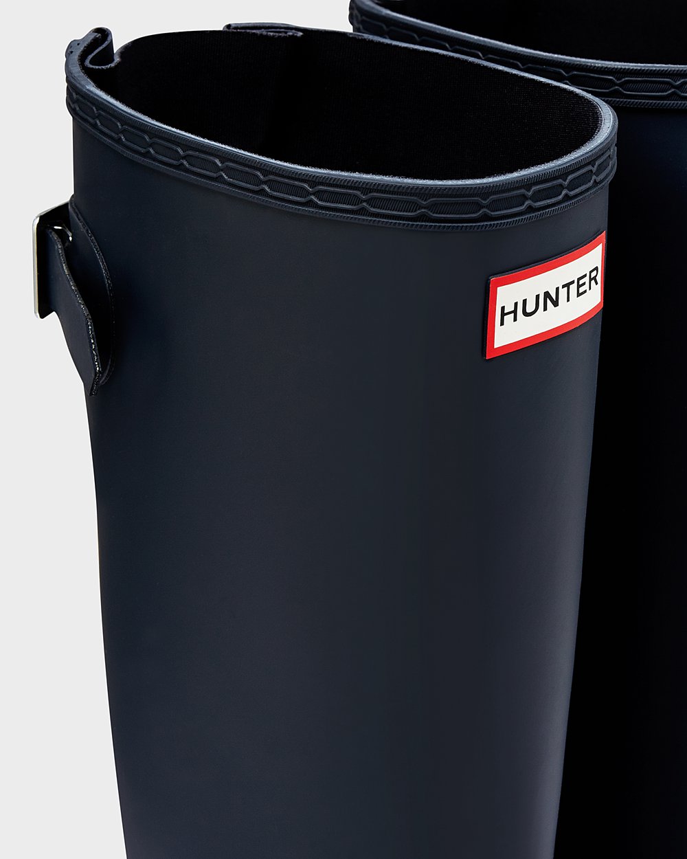 Women Hunter Original Back Adjustable | Tall Rain Boots Navy | NZ-80425-WSJL